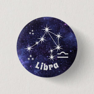 Libra Badge, Zodiac Horoscope Badge