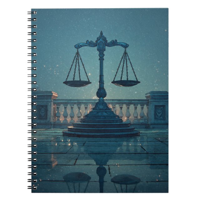 Libra Balance Notebook (Front)
