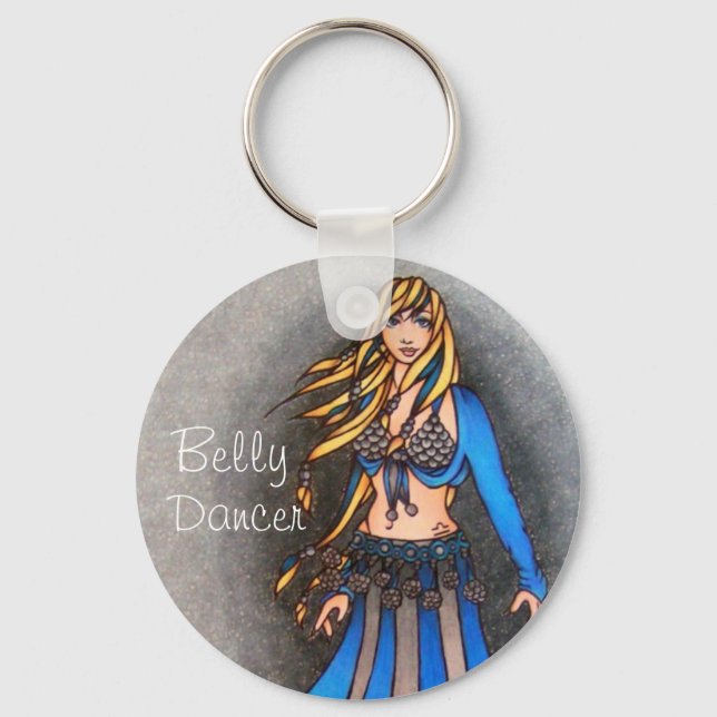Libra Belly Dancer Key Chain (Front)