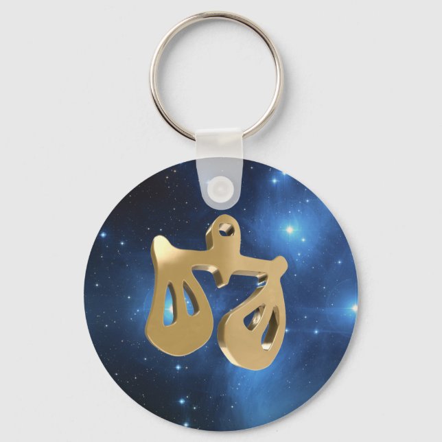 Libra, Bilancia Key Ring (Front)