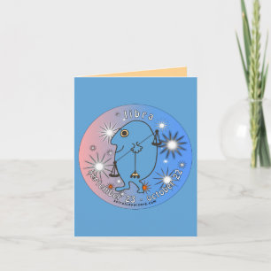 Libra Birthday Card