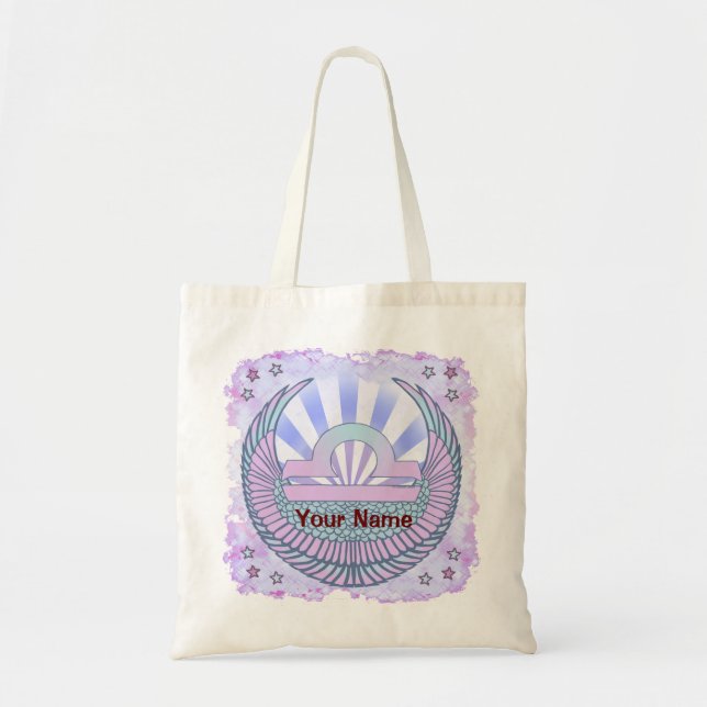 Libra birthday tote bags (Front)