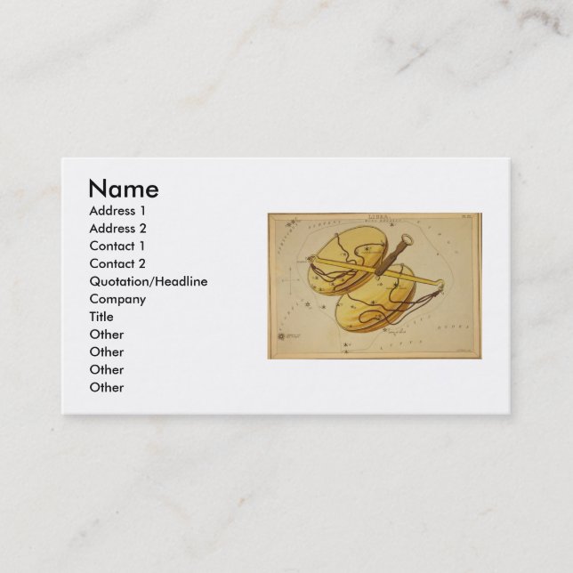 Libra Business Card (Front)