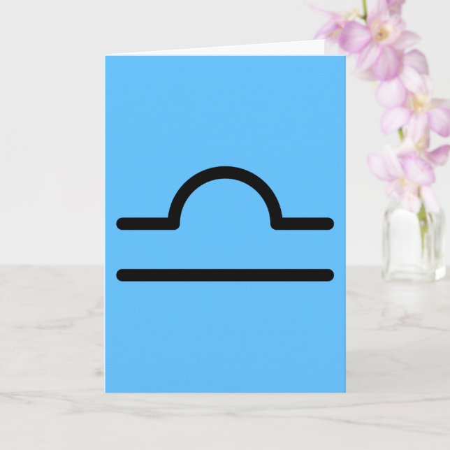 Libra Card (Orchid)
