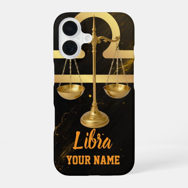 Libra Case-Mate Barely There iPhone 16 Case (Back)