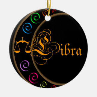 Libra Ceramic Ornament