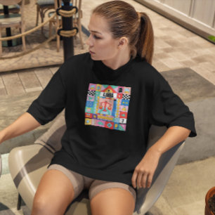 Libra Colourful Zodiac Sign   T-Shirt