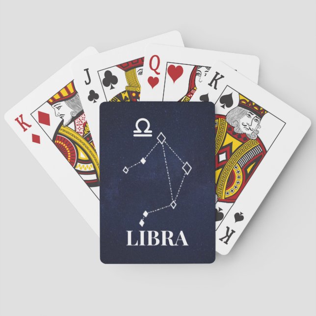 Libra Constellation Classic Playing Cards (Back)