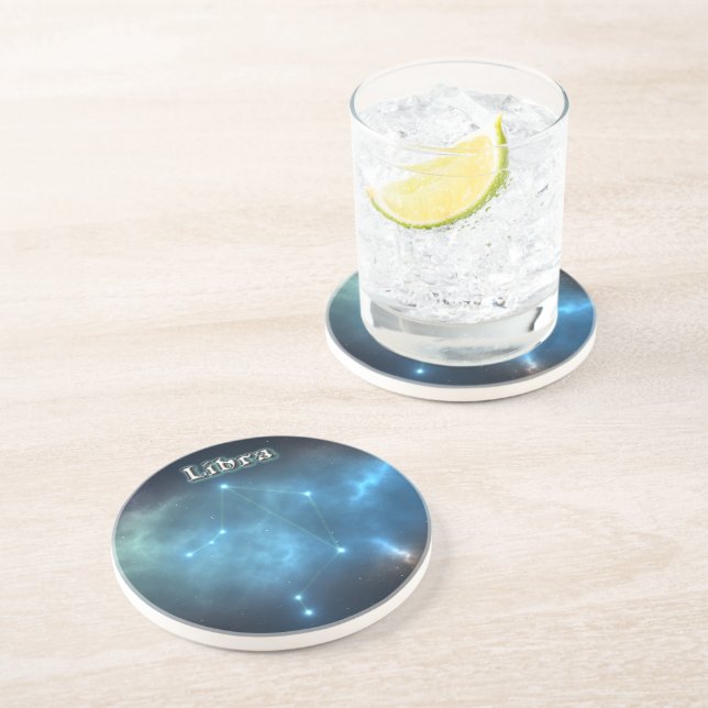 Libra constellation coaster (Side)