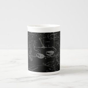 Libra Constellation Hevelius circa 1690 Bone China Mug