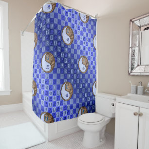 Libra & Earth Ox Shower Curtain