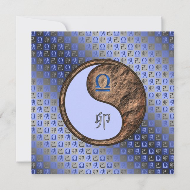 Libra & Earth Rabbit Card (Front)
