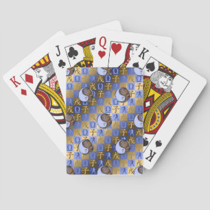 Libra & Earth Rat Playing Cards