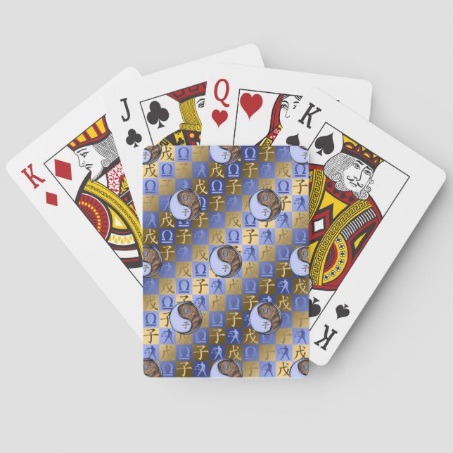 Libra & Earth Rat Playing Cards (Back)