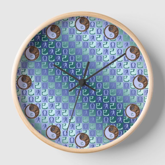 Libra & Earth Snake Clock (Front)