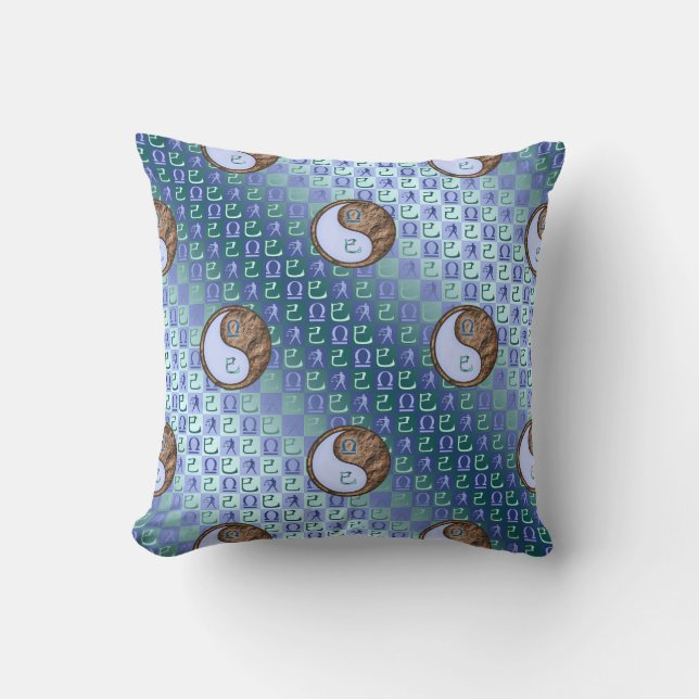 Libra & Earth Snake Cushion (Front)