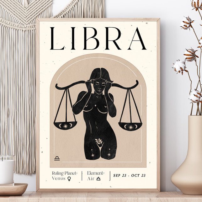Libra Feminine Zodiac Poster (Creator Uploaded)