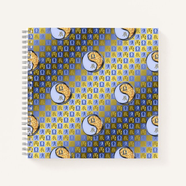 Libra & Fire Dragon Notebook (Front)