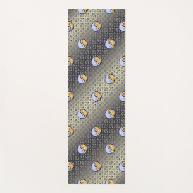 Libra & Fire Dragon Yoga Mat (Front)