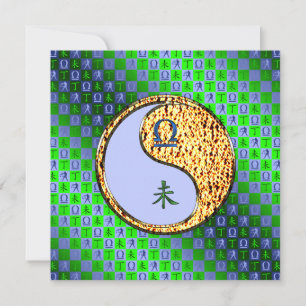 Libra & Fire Goat Card