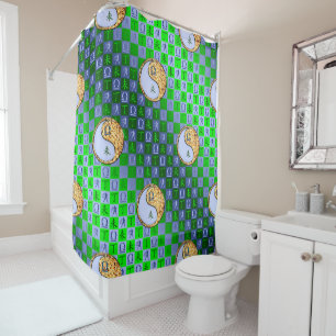 Libra & Fire Goat Shower Curtain