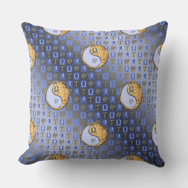 Libra & Fire Rabbit Cushion (Front)