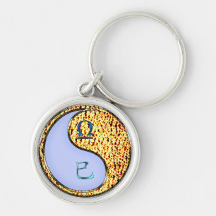 Libra & Fire Snake Key Ring