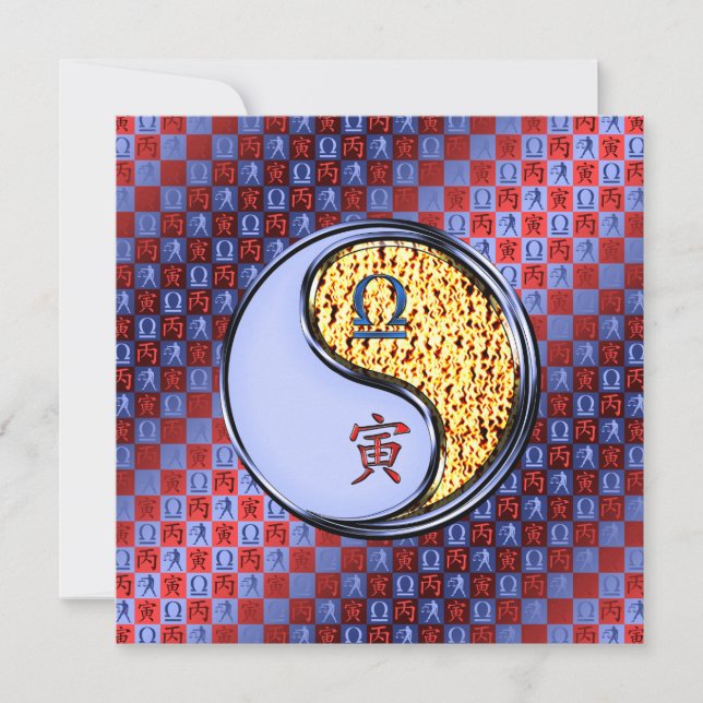 Libra & Fire Tiger Card (Front)