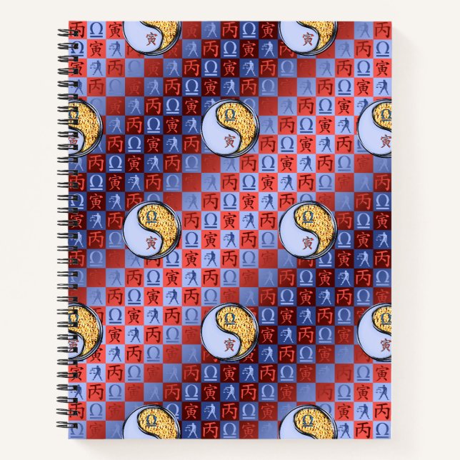 Libra & Fire Tiger Notebook (Front)