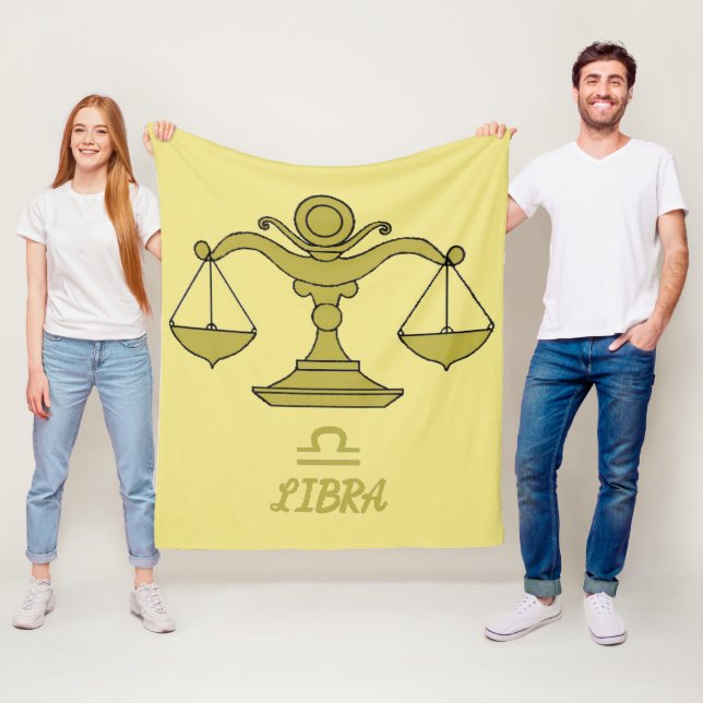 Libra Fleece Blanket (In Situ)