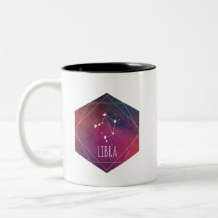 Libra Galaxy Two-Tone Coffee Mug