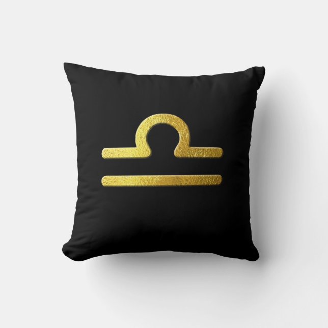 Libra Gold Cushion (Front)