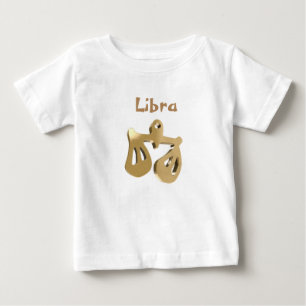 Libra golden sign baby T-Shirt