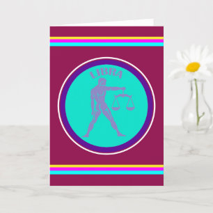 Libra Greeting Card