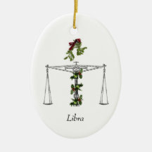 Libra Holiday Ornament
