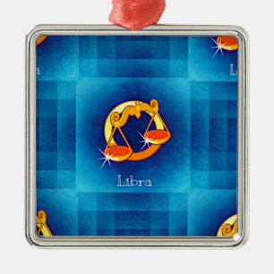 libra horoscope metal tree decoration
