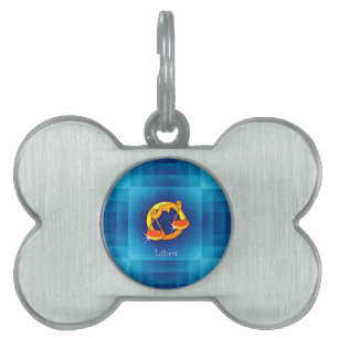 libra horoscope pet ID tag