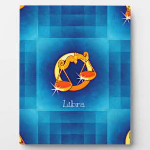 libra horoscope plaque