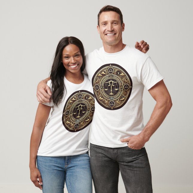 Libra Horoscope T-shirt (Unisex)