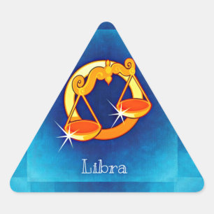 libra horoscope triangle sticker