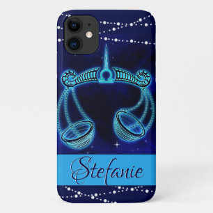 Libra in Dark Blue Case-Mate iPhone Case