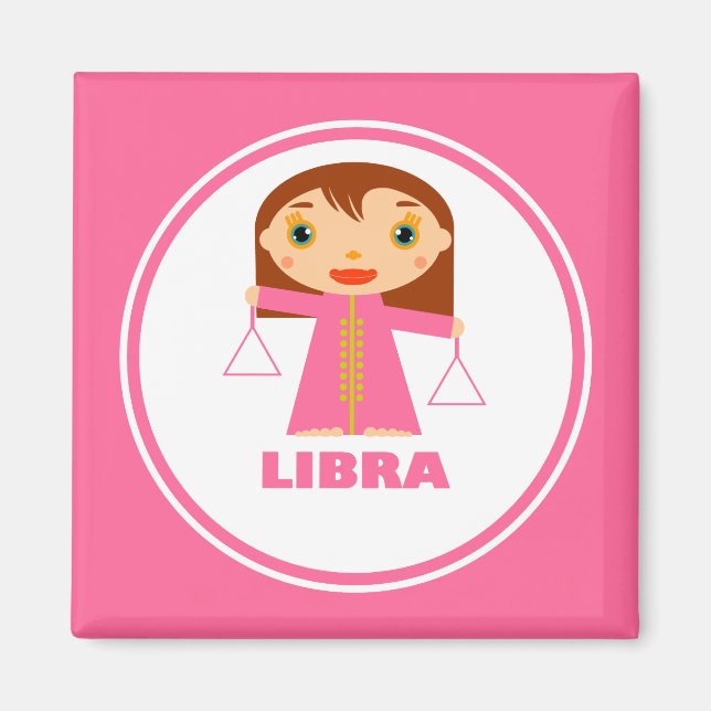 Libra is my Zodiac sign Magnet (Front)