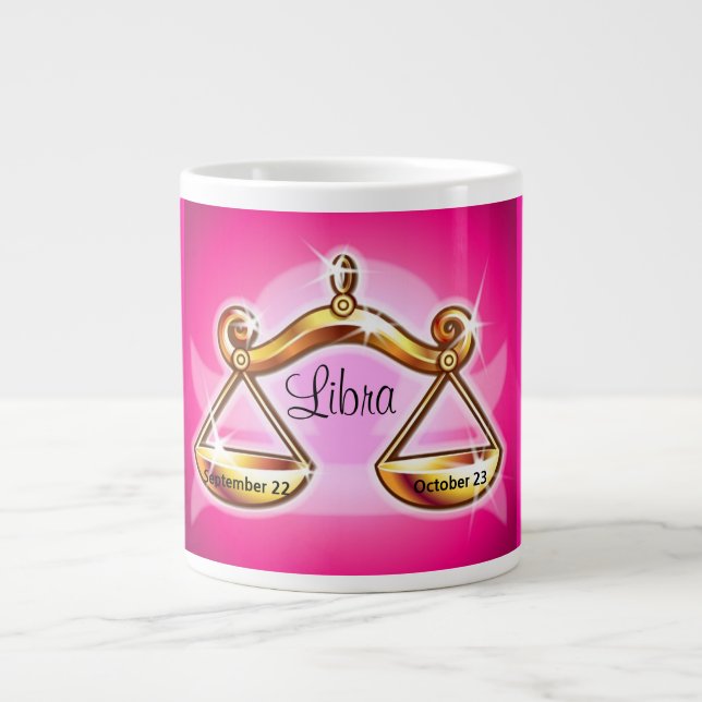 Libra Large Coffee Mug (Front)