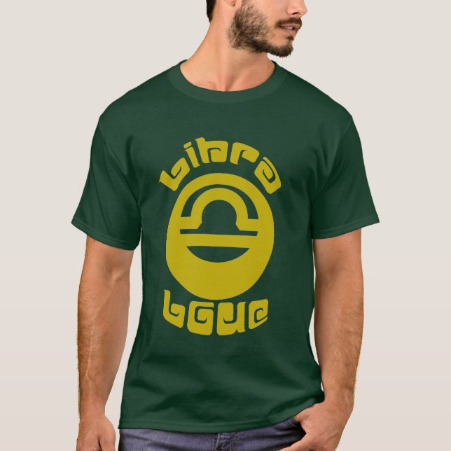 libra love gold T-Shirt (Front)