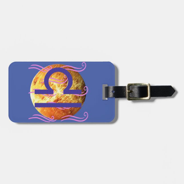 Libra Luggage Tag (Front Horizontal)
