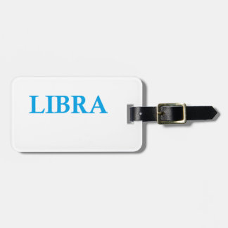 libra luggage tag