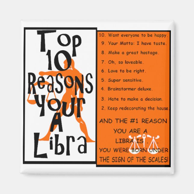Libra Magnet (Front)