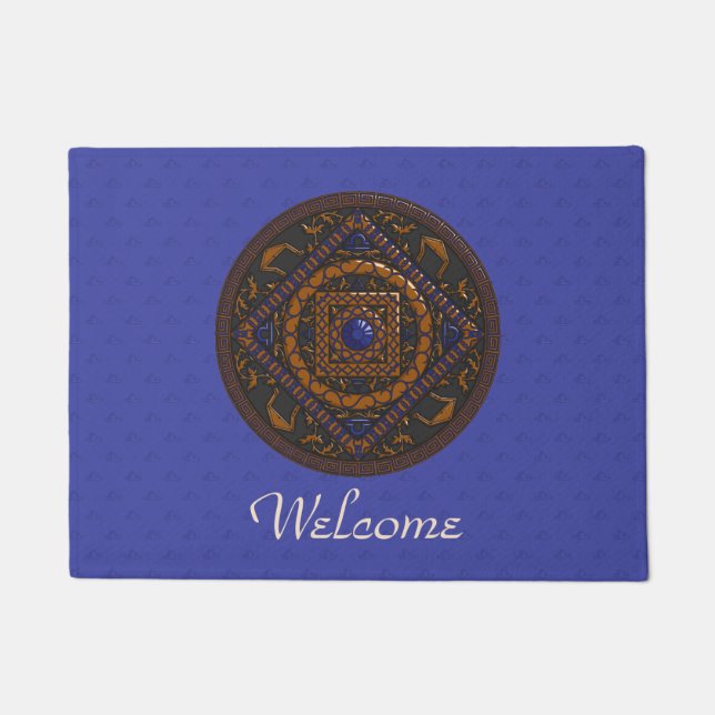 Libra Mandala Doormat (Front)