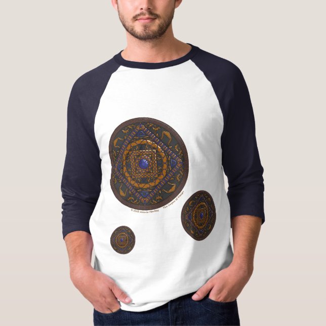 Libra Mandala Men's Light Shirt (Front)