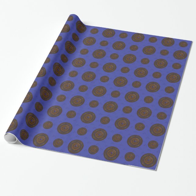 Libra Mandala Wrapping Paper (Unrolled)